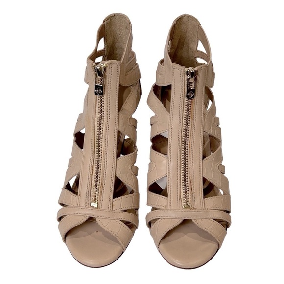 Antonio Melani Women’s Heels Havene New Nude Zip Stilettos Size-7 EUC - Picture 4 of 8